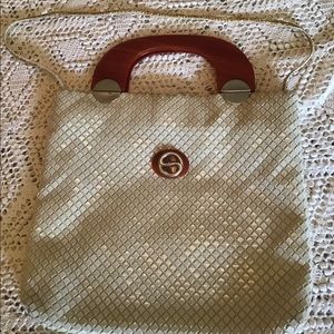 Rare Vintage retro mod Lumared mesh purse bag